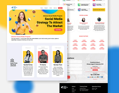Digital Marketing Platform Landing Page
