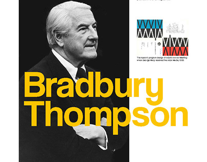 Bradbury Thompson Magazine spread