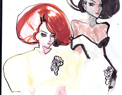 marc jacobs spring 24 sketches
