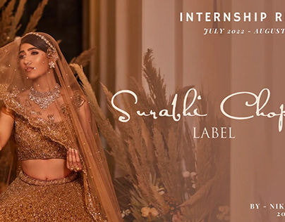 Internship surabhi chopra label