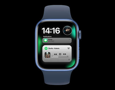 Apple Watch with Spotify Devito