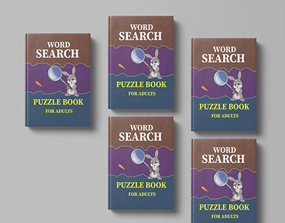 Wordsearch Puzzle Book Cover Design