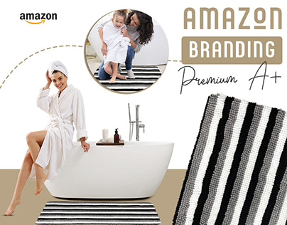 Amazon Branding | Bath Mat | Premium A+ Content