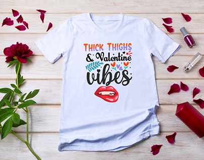 Thick Thighs and Valentine Vibes Valentine's day gift