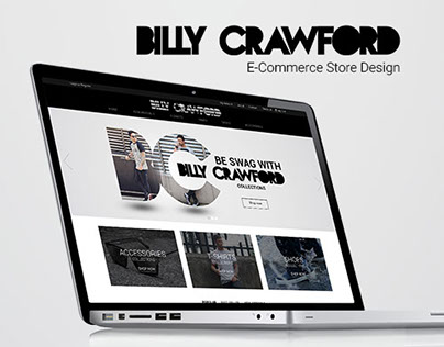 Billy Crawford E-commerce Store Design Concept