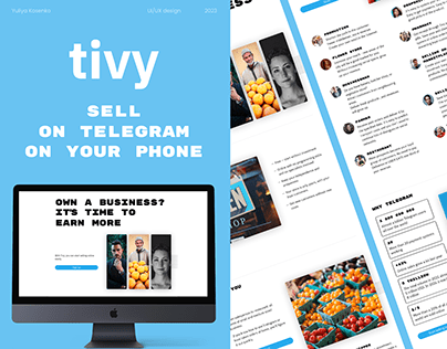 TIVY - Telegram sales platform
