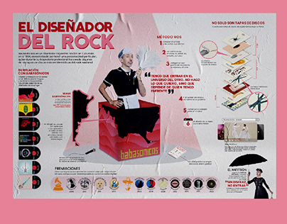 Infografía | Alejandro Ros el diseñador del rock