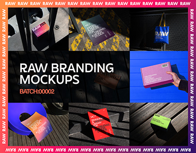 Raw Branding Mockups / Batch 00002