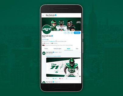 New York Jets Social Media Graphics