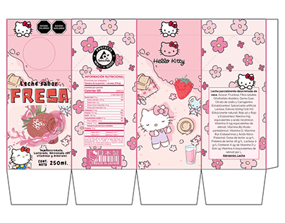 Project thumbnail - ARMABLE TEMPLATE DESIGN - HELLO KITTY MILK BOX
