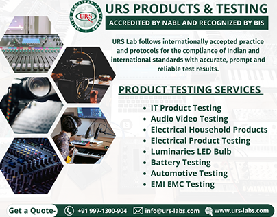 Product Testing and Laboratory Services