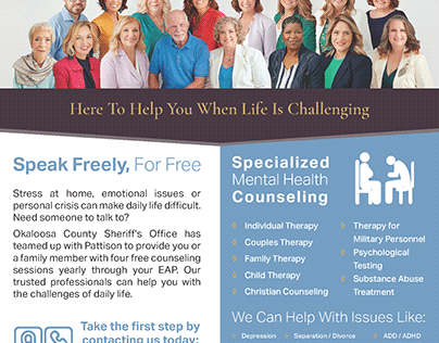 Employee Assistance Program Counseling Services Flyer