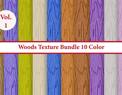 Wood Grain Textures 10 Color