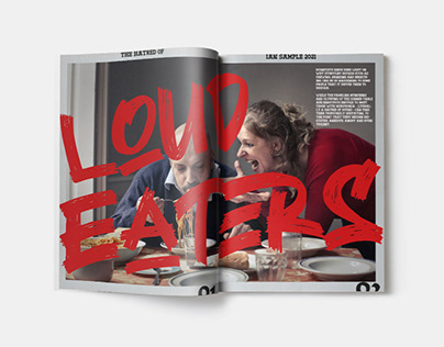Gastronomical editorial - double page magazine spreads