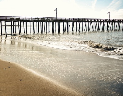 Capitola Wharf and the Incoming Tide