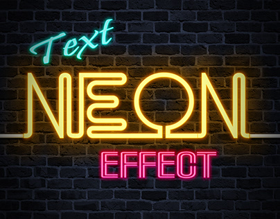 The Neon Text Effect!!!