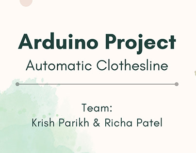 Auotmatic Clothesline Arduino Project