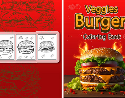 Veggies Burger COLORING BOOK