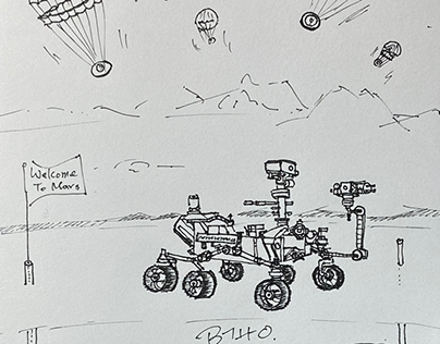Perserverance Rover on Mars