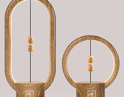 Mesmerizing Wooden Lamp Uses Magnets to Switch On