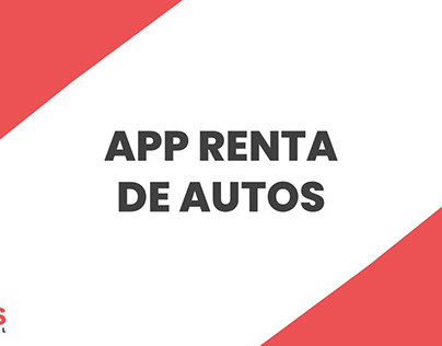 Prototipo concepto de app para renta de autos