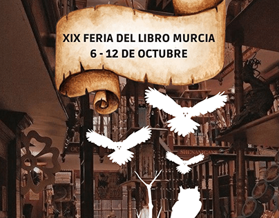 Cartel Feria del libro Murcia