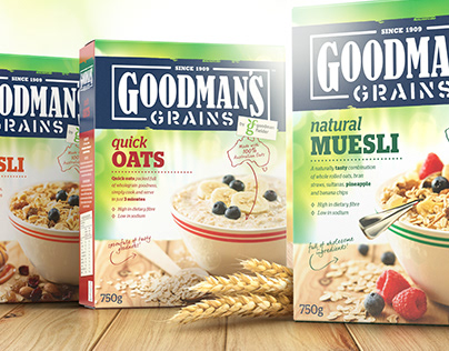 Goodman's Grains Packaging Design