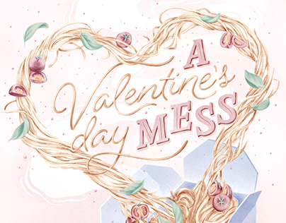 Ilustração + Lettering • Valentine's Day