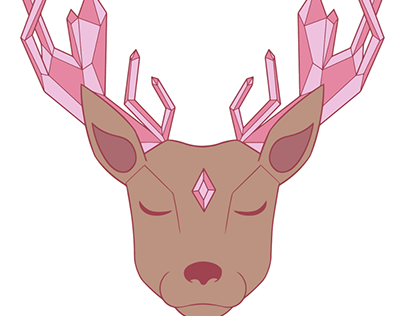 Deer Illustration Shirt Design