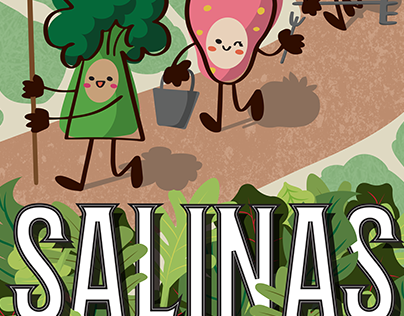 SALINAS Travel Poster