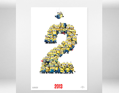 Despicable Me 2 Movie Posters Design