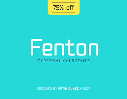 Fenton Typeface Family [Typography]