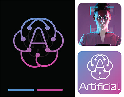 Artificial logo, Logo Design, Modern Logo Design