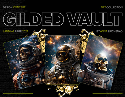 Gilded Vault / NFT Landing page / Crypto