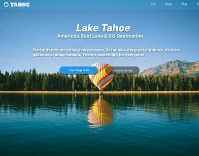 Lake Tahoe: Unofficial Webpages- Desktop