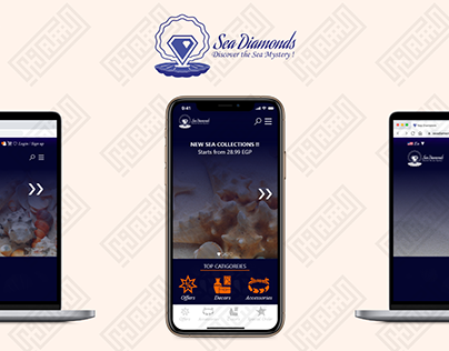 Sea Diamonds - UX/UI Web & App Project Idea