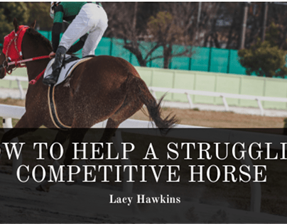 How To Help A Struggling Competitive Horse