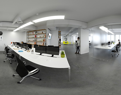 WIX.com Kyiv office interior 360 degree visualization