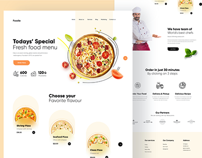 Foodie Pizza Website