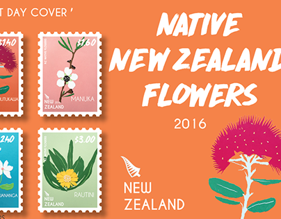 Post Stamps 2016 'Native New Zealand Flowers'