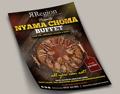 Region Nyama Choma Buffet Flyer