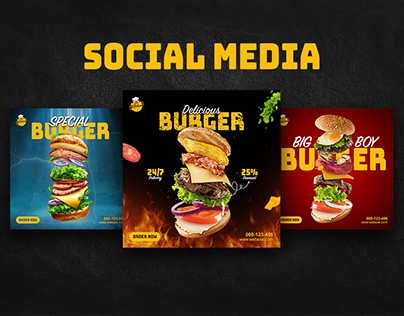 Social media - Burger