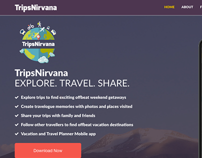 TripsNirvana App Website - tripsnirvana.com