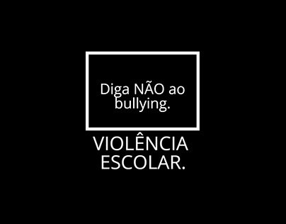Bullying e Violência escolar.