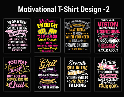Motivational T-Shirt Design Bundle-2