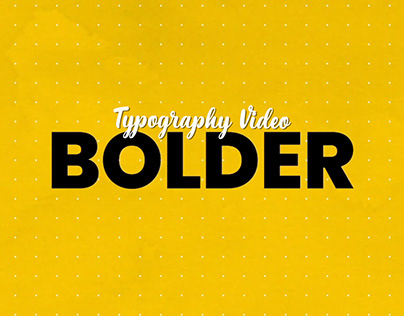 Typography Video