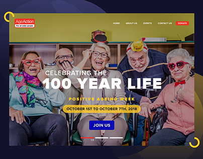 Website Design for Positive Age Event