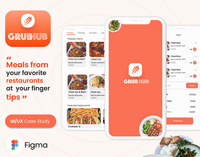 Food Delivery App UI UX Case Study Design