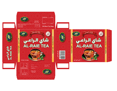 Al Raie tea تصميم شاي الراعي