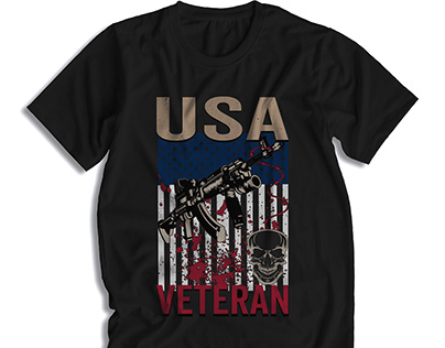 USA veteran t-shirt design
